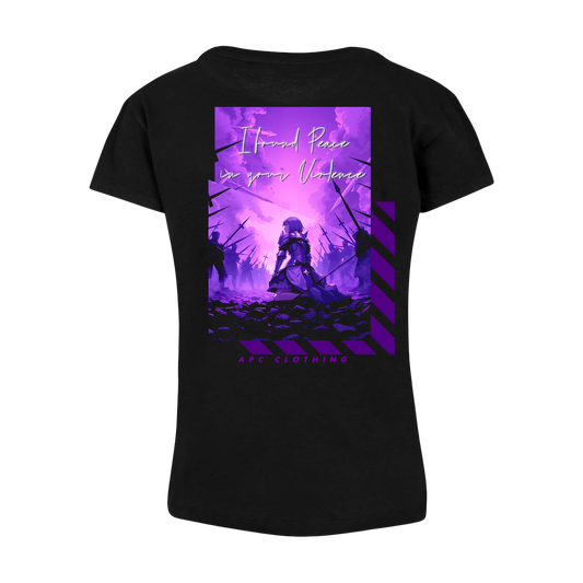 Peace in Violence Female - Girlshirt