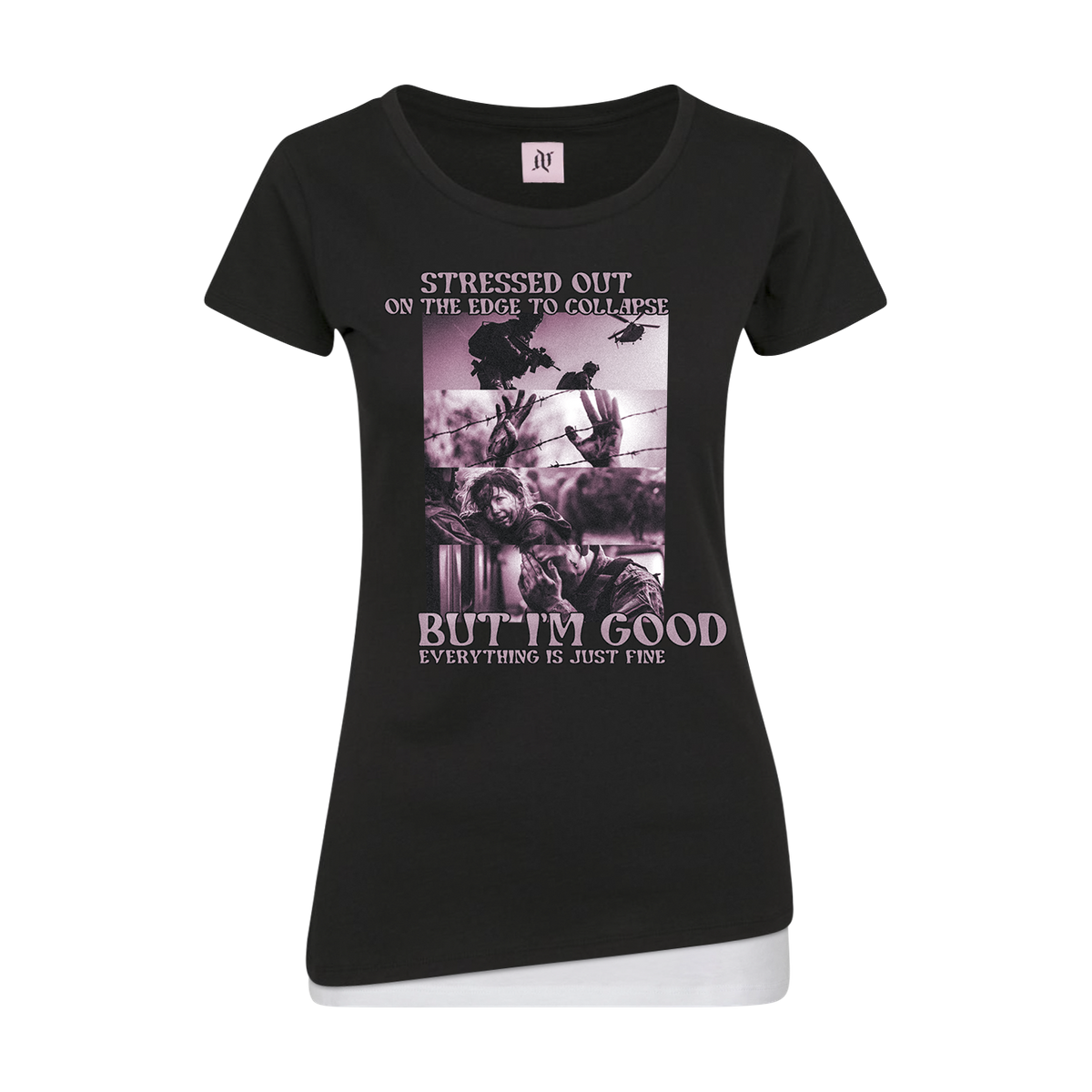On the Edge - Girlshirt
