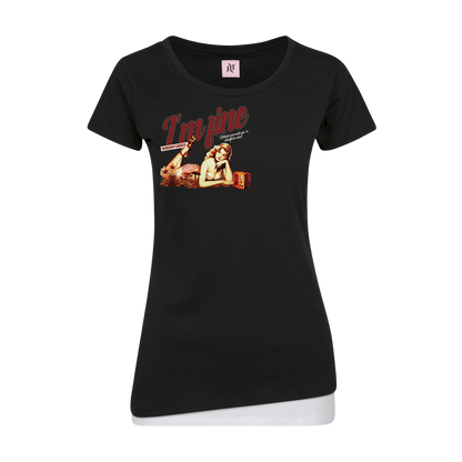 I Am Fine - Girlshirt