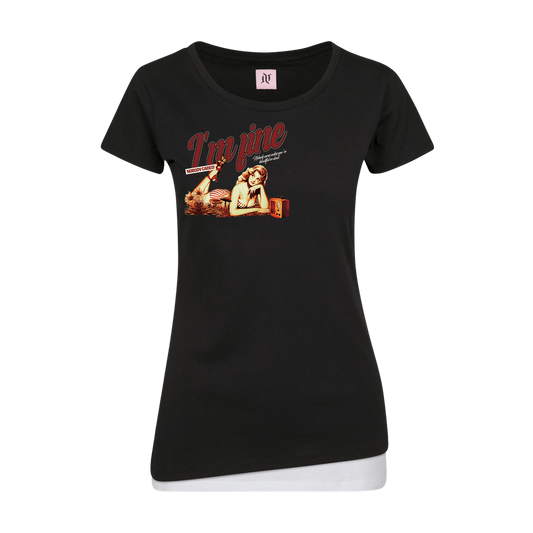 I Am Fine - Girlshirt