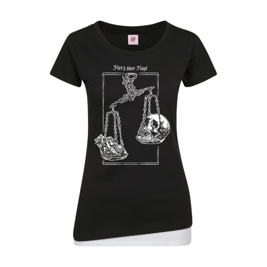 Herz über Kopf - Girlshirt